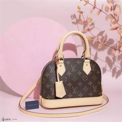 pink double v louis vuitton|louis vuitton alma bb monogram.